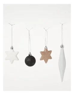 Flash Sale ❤️ Myer Giftorium Modern Holiday Shatterproof Ornaments 50 Pack In Multicolour 🌟 -The Christmas Shop Sales unnamed file 557