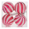 Hot Sale 🔔 Myer Giftorium Merry & Bright Set Of 4 White & Red Swirl Baubles 🔔 -The Christmas Shop Sales unnamed file 562
