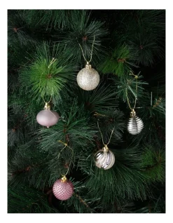 New 😀 Myer Giftorium Luxe Assorted Champagne Shatter-Resistant Baubles 30pk ⭐ -The Christmas Shop Sales unnamed file 579