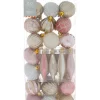 Cheapest 🧨 Myer Giftorium Luxe Assorted Deluxe Champagne & Pink Shatter-Resistant Ornaments 50pk 🌟
