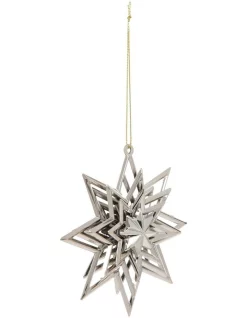 Outlet 😍 Myer Giftorium Luxe Eight-Pointed Star Hanging Ornament Set Of 4 👏 -The Christmas Shop Sales unnamed file 623