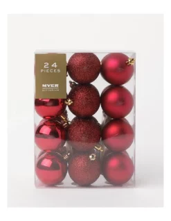 Promo ❤️ Myer Giftorium Heirloom 24 Pieces 5cm 💯 -The Christmas Shop Sales unnamed file 626