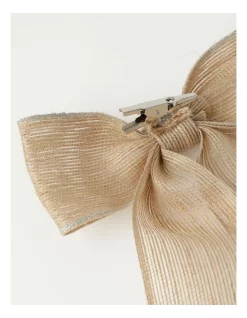 New 💯 Australian House & Garden Eucalyptus Fabric Hessian Bow W/ Glitter Trim ClipNatural: 23 Cm 🔥 -The Christmas Shop Sales unnamed file 679
