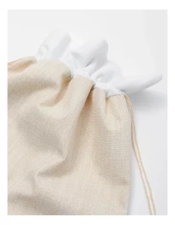 Wholesale 🎉 Myer Giftorium Modern Holiday Fabric Plain 42cm Gift Sack In White 🥰 -The Christmas Shop Sales unnamed file 68