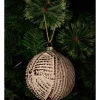 Outlet 😍 Myer Giftorium Modern Holiday Glass Yarn Skein Bauble 10 Cm In Copper 👍 -The Christmas Shop Sales unnamed file 719