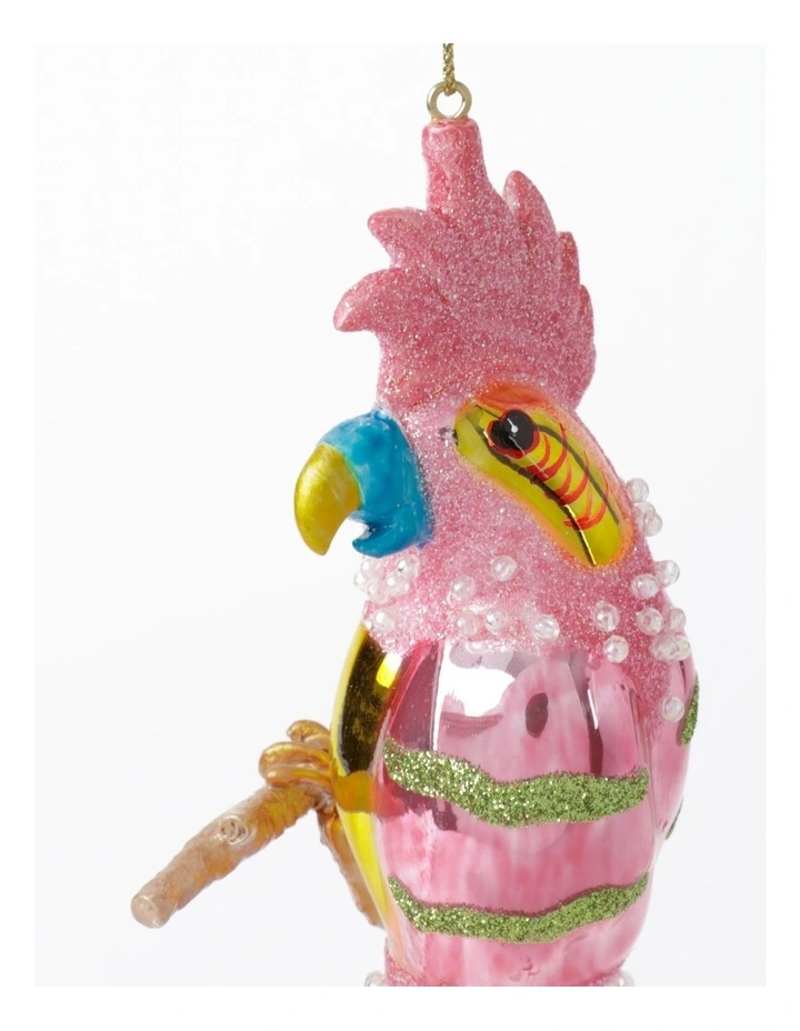 Wholesale β¨ Myer Giftorium Merry & Bright Glass Crested Parrot OrnamentPink: 10cm π₯° 5 Wholesale β¨ Myer Giftorium Merry & Bright Glass Crested Parrot OrnamentPink: 10cm π₯° - Image 3