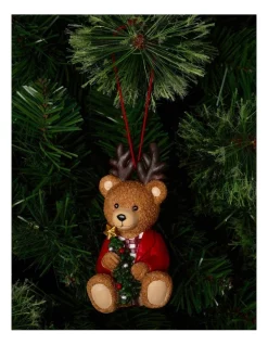 Wholesale 🔥 Myer Giftorium Heirloom Resin 2022 Hugo Charity Bear Ornament 9 Cm In Brown 😉