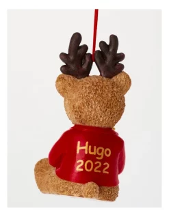 Wholesale 🔥 Myer Giftorium Heirloom Resin 2022 Hugo Charity Bear Ornament 9 Cm In Brown 😉 -The Christmas Shop Sales unnamed file 734