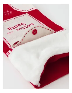 Best Pirce 🎉 Myer Giftorium Merry & Bright Letter To Santa 42cm Stocking In Red 🎉 -The Christmas Shop Sales unnamed file 74