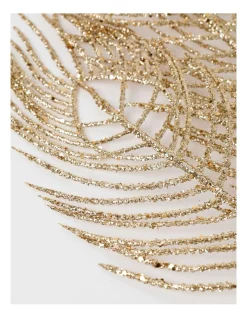Coupon 🌟 Myer Giftorium Luxe Glittered Peacock Feather Spray Pick 70cm In Champagne 🔥 -The Christmas Shop Sales unnamed file 763