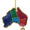 Budget 🔔 Florabelle Australia Forever Sequin Ornament 10cm In Multi 🥰 -The Christmas Shop Sales unnamed file 767