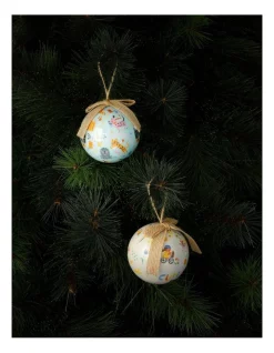 Cheap ✨ Myer Giftorium AS X Sophie Beer Set Of 4 ❄ Christmas Baubles 8 Cm In Multi 🎉