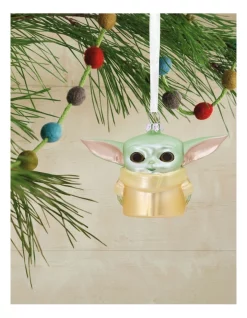 Top 10 ⭐ Hallmark Blown Glass Figural The Mandalorian Child Yoda ✔️ -The Christmas Shop Sales unnamed file 830
