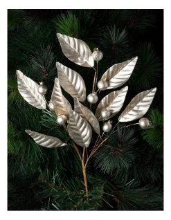 Best Pirce โญ Myer Giftorium Luxe Faux Pomegranate & Leaves Spray PickChampagne: 50 Cm โค๏ธ