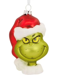 Best reviews of 👍 Hallmark Blown Glass Figural Grinch Head 🧨
