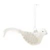 Best Pirce 🔔 Myer Giftorium Luxe White Glass Bird With Feather Tail ✔️