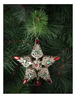 Flash Sale 🌟 Myer Giftorium Heirloom Rustic Gold Wire Star With Red And Green Gems 🥰 -The Christmas Shop Sales unnamed file 900
