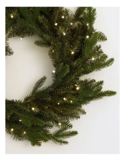 Buy 🎁 Myer Giftorium Heirloom Fraser Fir Pre-lit Garland 60cm 264 Tips In Green 😀 -The Christmas Shop Sales unnamed file 92