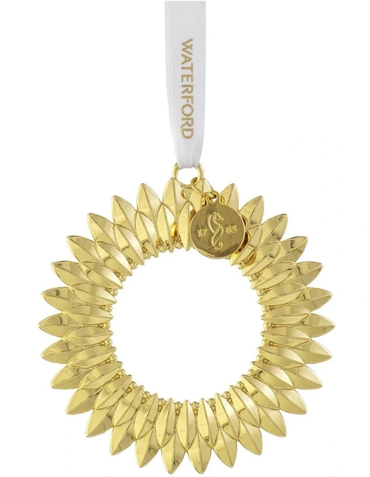 Buy β Waterford π Christmas 2021 Gold Wreath Ornament β 3 Buy β Waterford π Christmas 2021 Gold Wreath Ornament β