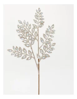 Deals 😉 Myer Giftorium Luxe Glitter & Faux Gems Spray Pick In Champagne 🎉 -The Christmas Shop Sales unnamed file 955