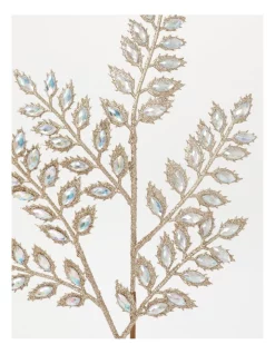 Deals 😉 Myer Giftorium Luxe Glitter & Faux Gems Spray Pick In Champagne 🎉 -The Christmas Shop Sales unnamed file 956